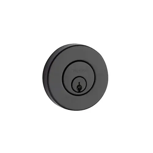 Round Flush Deadbolt Matte Black Round Flush Deadbolt Matte Black