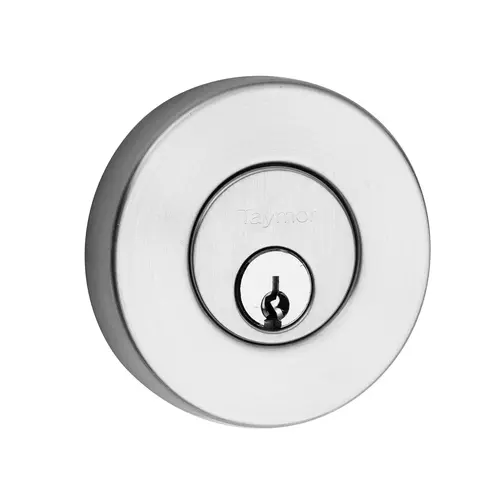 Round Flush Deadbolt Satin Chrome Round Flush Deadbolt Satin Chrome