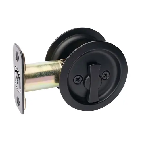 Round Sliding Door Lock Matte Black Round Sliding Door Lock Matte Black