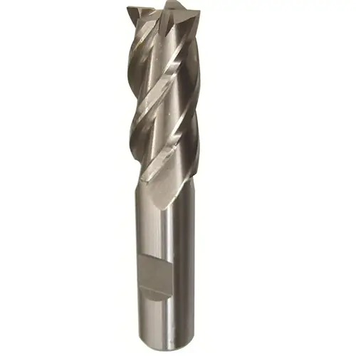 1" HSS 4 Flute Single End End Mill 1" Size 1-7/8" Flute 1" Mill Uncoated (Bright) 1" HSS 4 Flute Single End End Mill 1" Size 1-7/8" Flute 1" Mill Uncoated (Bright)