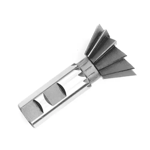3/8" 60 Degree HSS Weldon Size Dovetail Cutter 3/8" Size 2-1/4" Overall Uncoated (Bright)