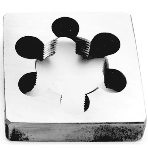 1/4" Carbon Steel Square Bolt Die 1/4" Size 20 Pitch Uncoated (Bright) 1/4" Carbon Steel Square Bolt Die 1/4" Size 20 Pitch Uncoated (Bright)