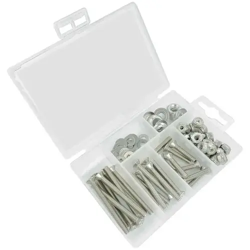 Stainless Steel Oval Head Machine Phillips Head Kit - 96 pcs Stainless Steel Oval Head Machine Phillips Head Kit - 96 pcs