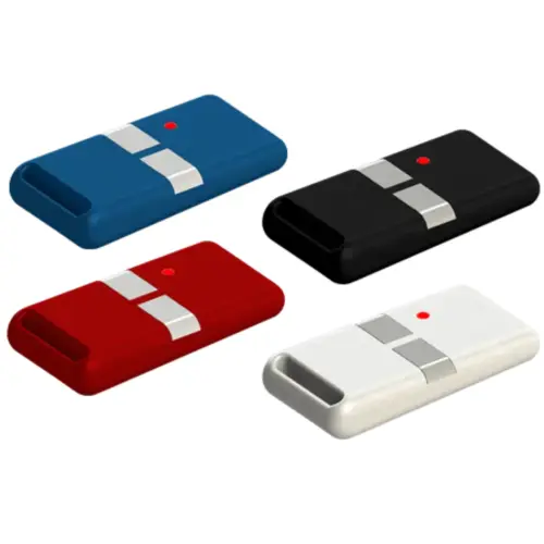 Wireless Two Button Transmitter White Finish