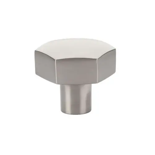 1-1/2" Mod Hex Cabinet Knob Satin Nickel Finish 1-1/2" Mod Hex Cabinet Knob Satin Nickel Finish