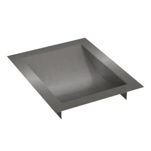 8" x 10" Deep High Standard Drop-In Deal Tray Brushed Stainless Steel