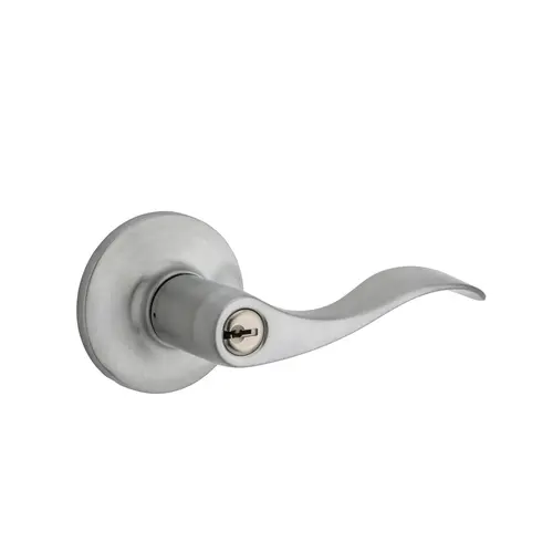 Layton Entry Lock with RCAL Latch and RCS Strike Satin Chrome Finish Layton Entry Lock with RCAL Latch and RCS Strike Satin Chrome Finish