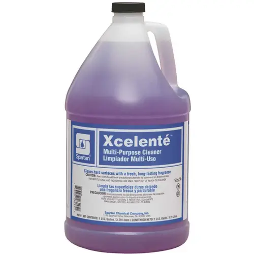 Xcelente 1 Gal. Fresh Lavender Scent Multi-Purpose Cleaner Bright Purple