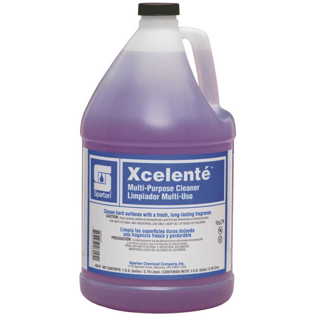 Spartan 001904 Xcelente 1 Gal. Fresh Lavender Scent Multi-Purpose Cleaner Bright Purple