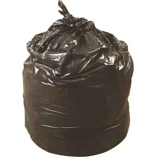 40 in. x 46 in. 0.9 mil 45 Gal. Black Low-Density Trash Bags - pack of 100