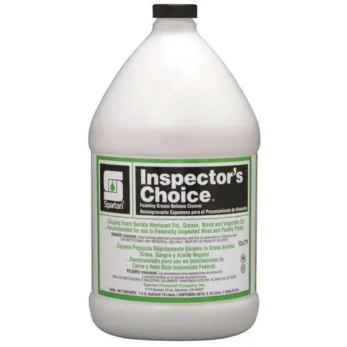 Inspector's Choice 1 Gallon Food Production Sanitation Cleaner Clear Light Yellow - pack of 4 Inspector's Choice 1 Gallon Food Production Sanitation Cleaner Clear Light Yellow - pack of 4