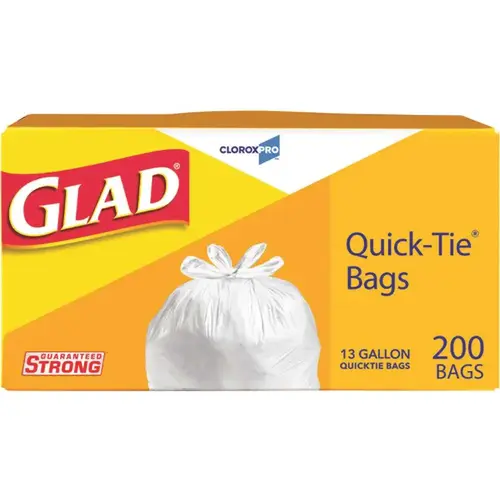 Quick-Tie Tall Kitchen Trash Bags 3 Gallon - pack of 200 Quick-Tie Tall Kitchen Trash Bags 3 Gallon - pack of 200