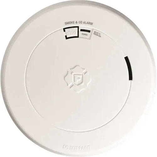 10-Year Battery Smoke & Co Alarm With Slim Profile Design