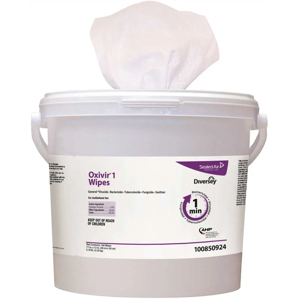 OXIVIR Pre-Wetted Disinfectant Cleaner Wipes ( Bucket ) 100850924