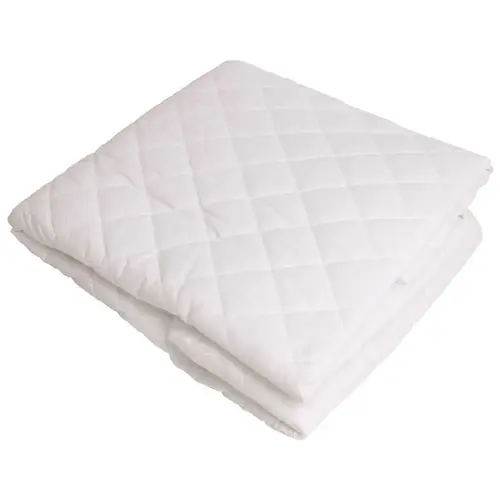 King 78" X 80" X 14 Quilted Mattress Pad, White - pack of 9