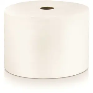 LoCor 26824 2-Ply Premium High Capacity White Bath Tissue/Toilet Paper - pack of 18