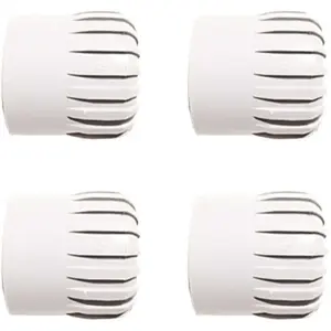 Hospitality 1 Source LEGTIP-4T Ironing Board Leg Tips in White