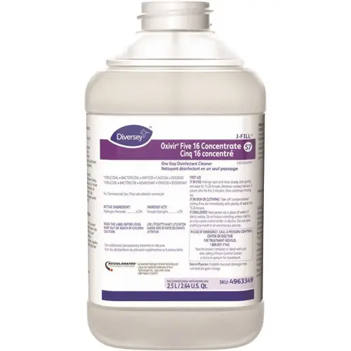 Five 16 Concentrate 2.5 L One Step Disinfectant Cleaner Clear Five 16 Concentrate 2.5 L One Step Disinfectant Cleaner Clear
