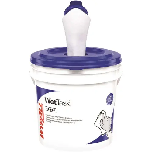 WetTask System Prep Wipers for Bleach, Disinfectants and Sanitizers (, 90 Sheets/Roll) White