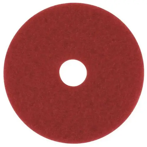 Low-Speed Buffer Floor Pads 5100, 14 in Diameter, Red - pack of 5 Low-Speed Buffer Floor Pads 5100, 14 in Diameter, Red - pack of 5