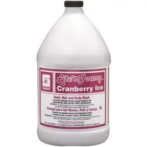 Spartan 315204 Lite'n Foamy Cranberry Ice 1 Gallon Hand Wash Red