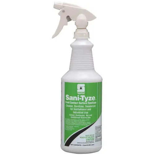 Sani-Tyze 1 Quart Food Contact Sanitizer Clear