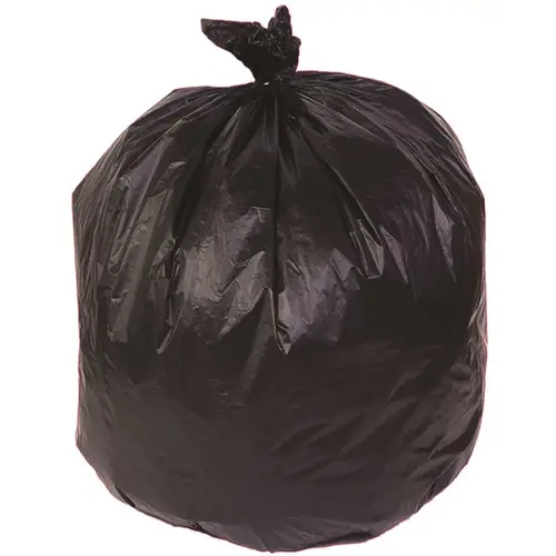 45 Gal. 19 mic 40 in. x 48 in. Black High-Density Trash Bags BLK - pack of 200 45 Gal. 19 mic 40 in. x 48 in. Black High-Density Trash Bags BLK - pack of 200