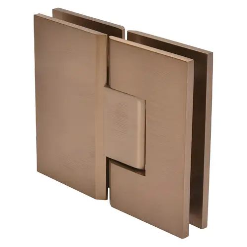 Dark Brushed Bronze Vienna 180 Series Glass-to-Glass Hinge
