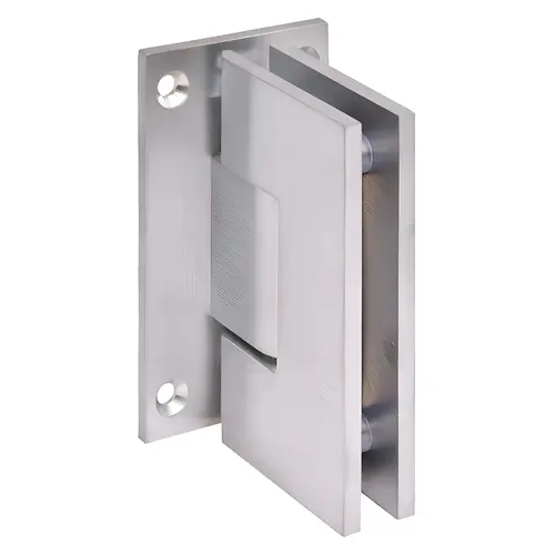 Brushed Chrome Vienna 037 Series Wall Mount Full Back Plate Hinge