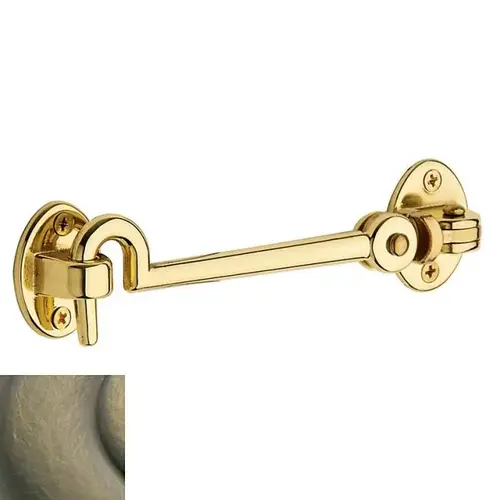 5-1/2" Swivel Cabin Door Hook Antique Brass Finish 5-1/2" Swivel Cabin Door Hook Antique Brass Finish