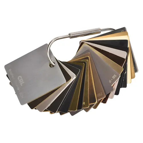 Sample Finish Ring for Shower Door Hinges Multi