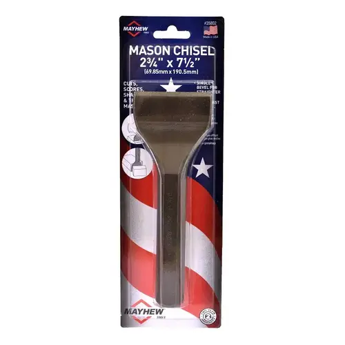 2-3/4 In. x 7-1/2 In. Mason Chisel