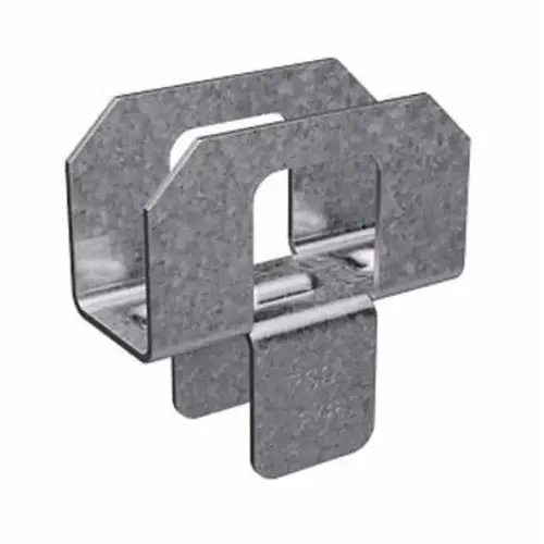Panel Sheathing Clip, 20 ga Thick Material, Steel, Galvanized
