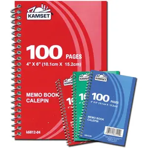 Symak Sales Co, Inc 77896-XCP12 4" x 6" Spiral Notebook 100 Pages - pack of 12