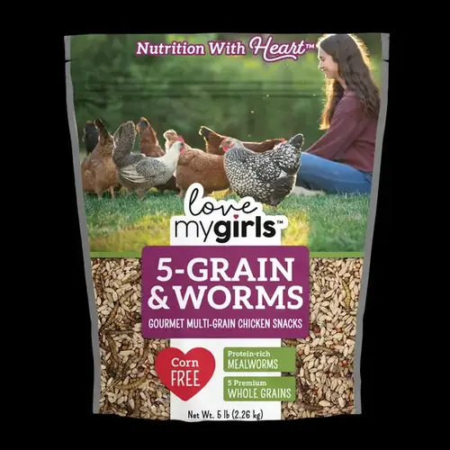 Love My Girls 5-Grain & Worms - 5lbs.