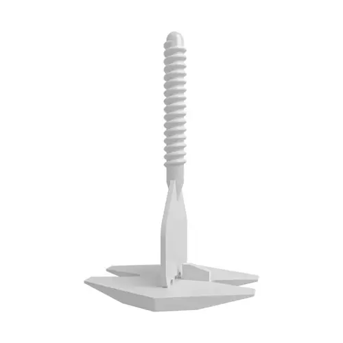 Tile Leveling Clips 1/16" H Plastic White