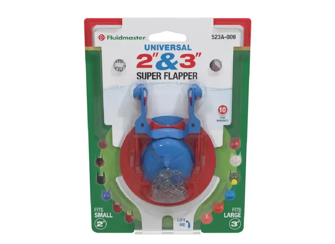 Fluidmaster 523A-009-T4 Adjustable Flapper Super Flapper