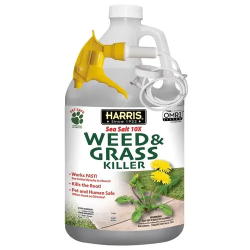 Sea Salt and Vinegar Grass & Weed Killer, 128 oz.