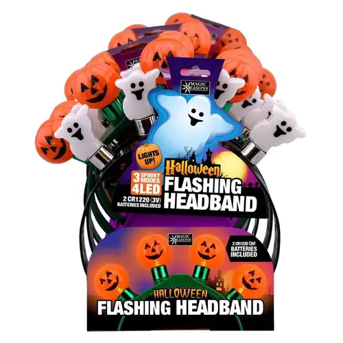 Flashing Headband Halloween Assorted Flashing Headband Halloween Assorted