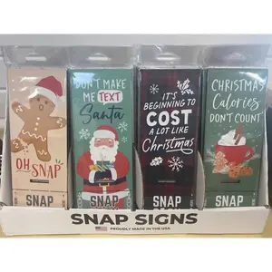 P Graham Dunn ACE-SSTPK01 Table Decor Assorted Snap Sign Assorted
