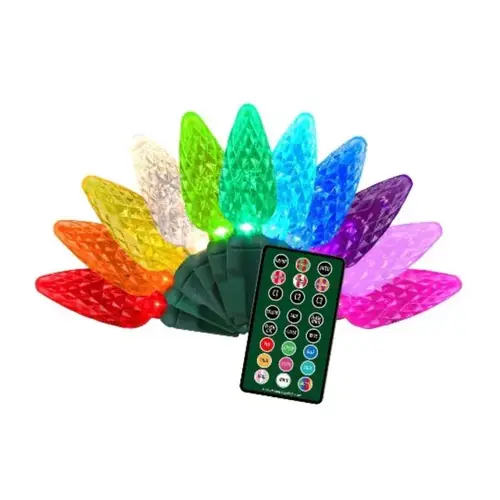 Christmas Lights Platinum LED C9 RGBW 25 ct String Christmas Lights Platinum LED C9 RGBW 25 ct String
