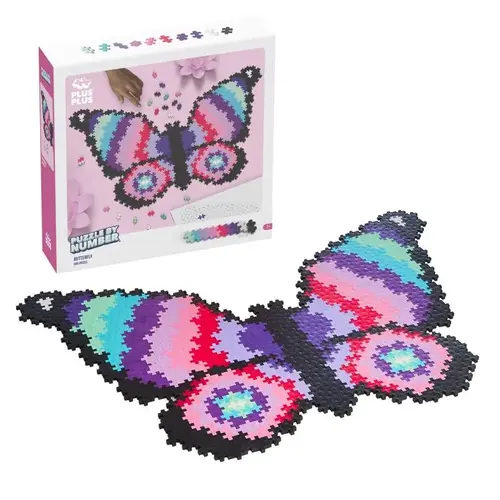 Puzzle By Number Butterfly Polyethylene Multicolored 800 pc Multicolored