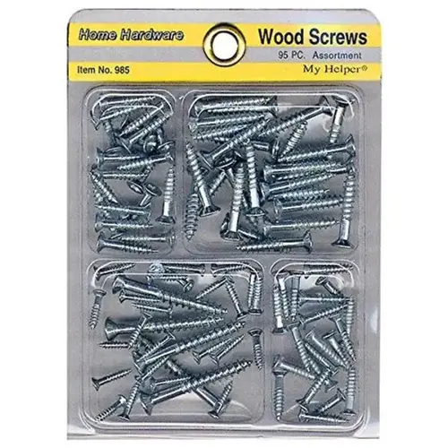 Wood Screw Assortment Kit - 95 pieces Wood Screw Assortment Kit - 95 pieces