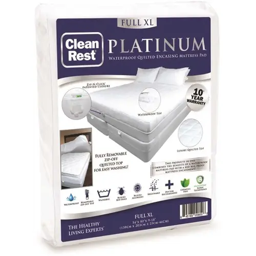 Platinum Encasing Mattress Pad, Full XL Platinum Encasing Mattress Pad, Full XL