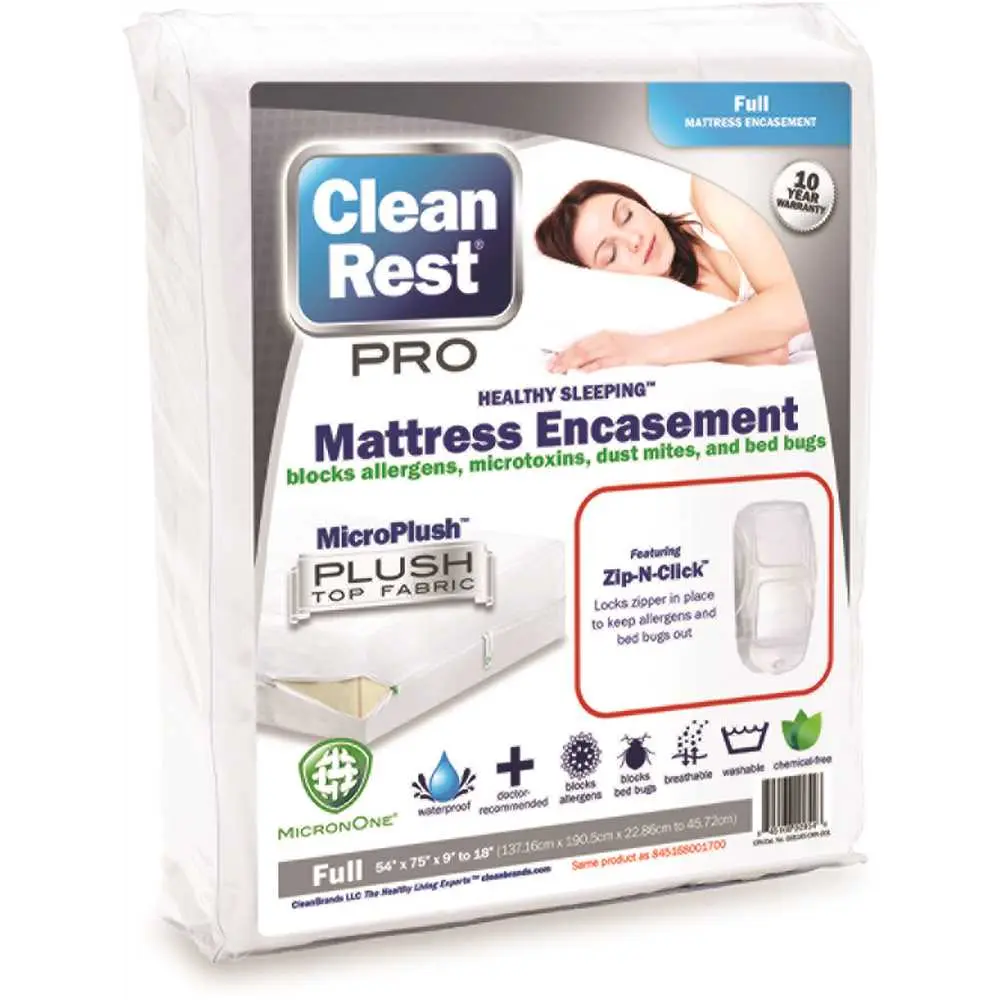 Cleanrest PRO Mattress Encasement Full - pack of 3 845168001700