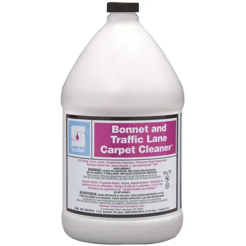 1 Gallon Floral Scent Bonnet and Traffic Lane Carpet Cleaner White 1 Gallon Floral Scent Bonnet and Traffic Lane Carpet Cleaner White