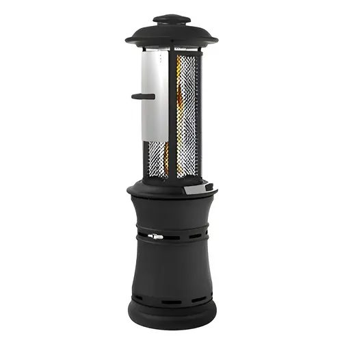 Radiant Patio Heater, Matte Black, 40,000 BTU