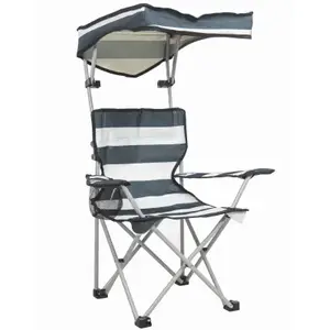ShelterLogic QC50CP-2505BJPDQ8 Camp & Go Kids Shade Chair, Grey & White