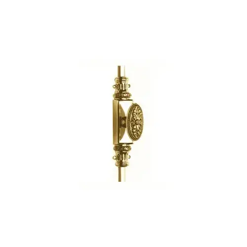 Knob Cremone Bolt Set Bright Brass Finish
