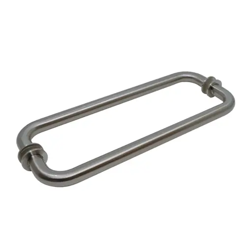 Back to Back 12" Handle with washers Brushed Nickel Back to Back 12" Handle with washers Brushed Nickel